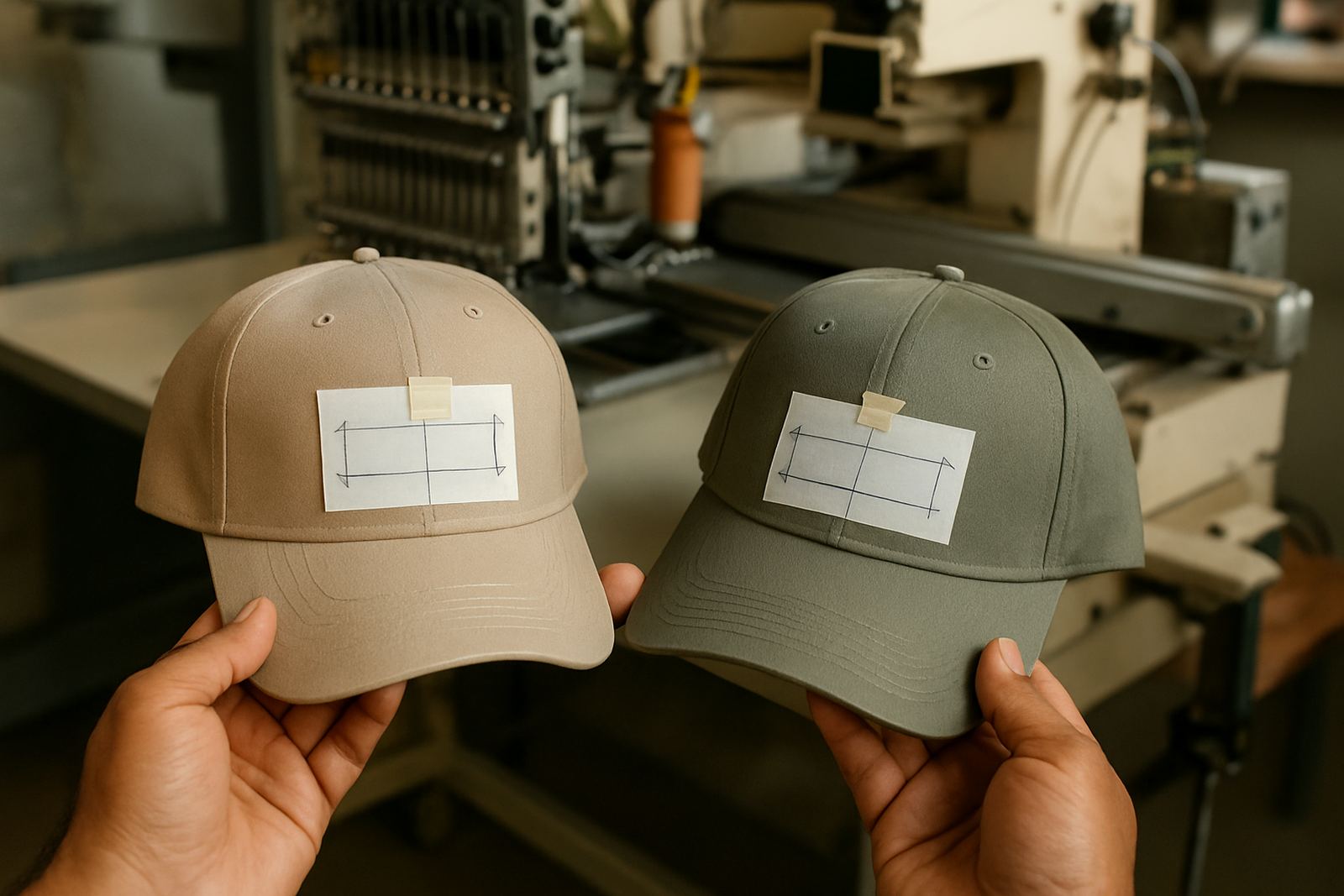 Cap Logo Size